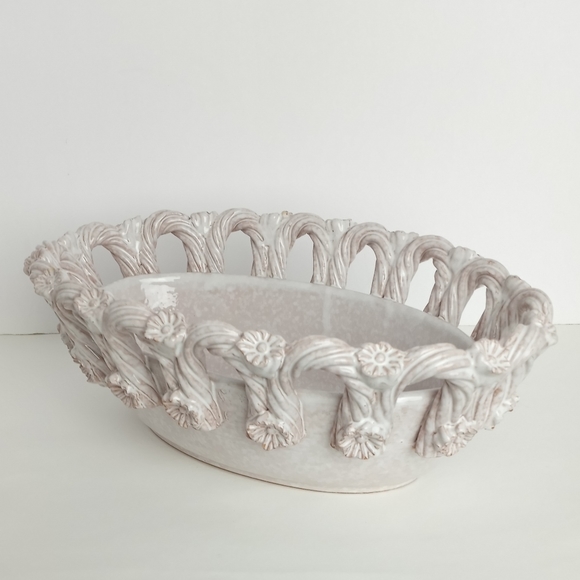 Fratelli Fanciullacci Italian Pottery Bread Bowl - Picture 8 of 8